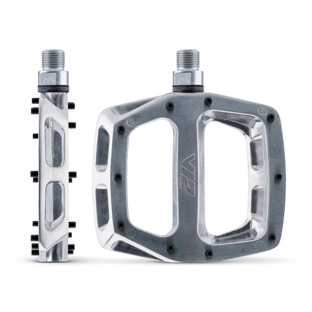 DMR V12 flat mtb pedal in silver