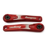 Hope E-Bike crankset standard offset for Bosch Gen 2 and Gen 4 motors in red
