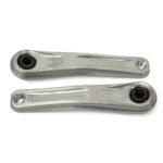 Hope E-Bike crankset standard offset for Bosch Gen 2 and Gen 4 motors in silver