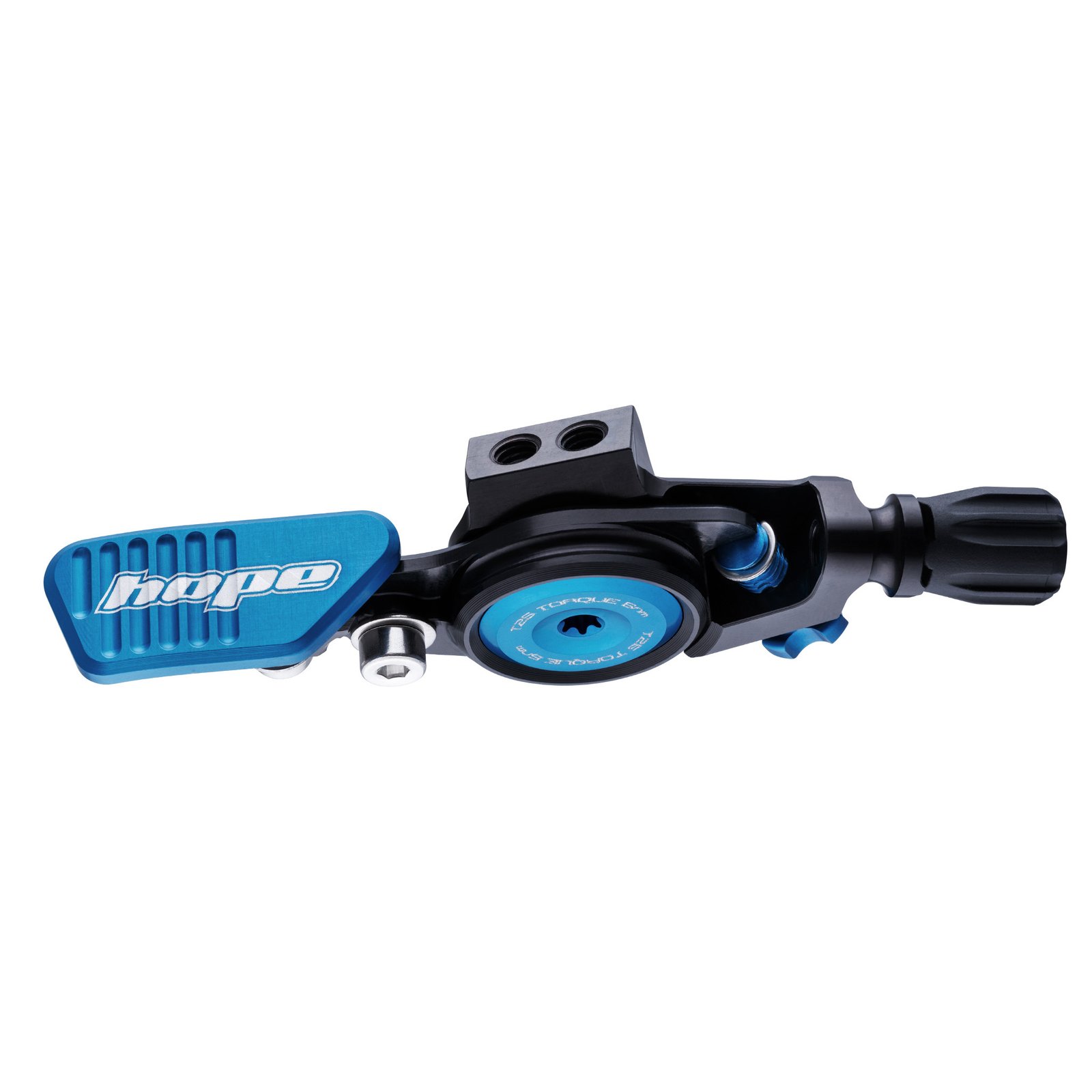 Hope dropper post lever blue