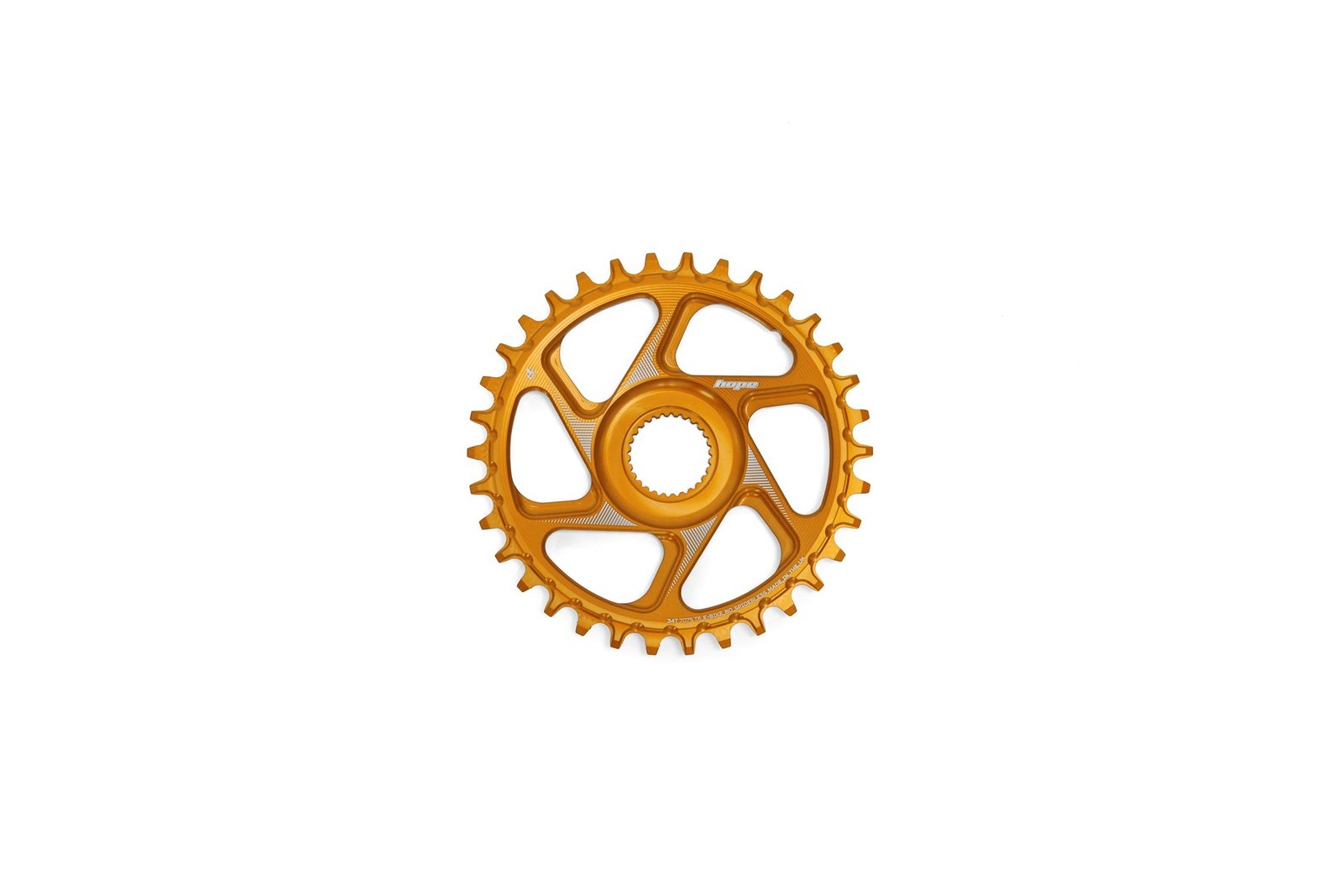 hope orange aluminium bosch e-bike chainring