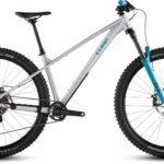 cube reaction tm one rawmetal/blue trail bike
