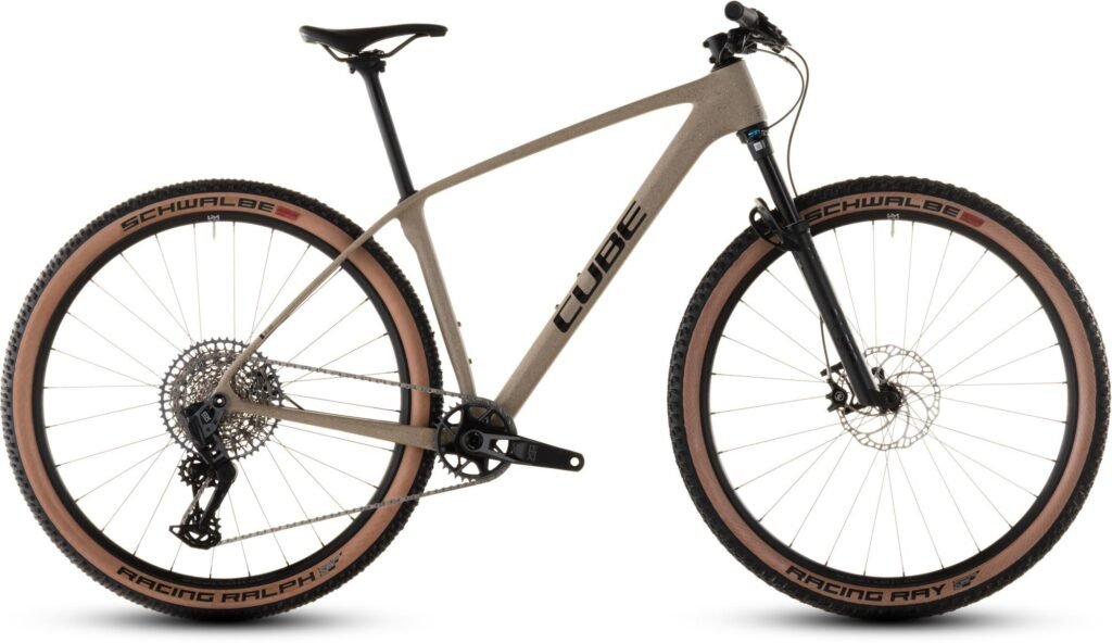 cube reaction c:62 slx mineralgrit/black carbon mountain bike
