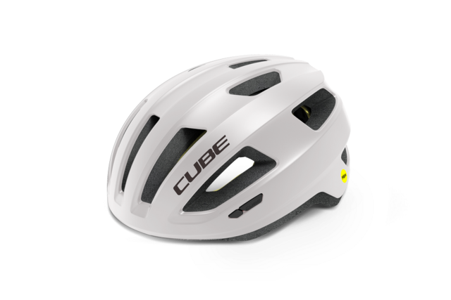 CUBE NUPATH 2027 cycling helmet in white with MIPS